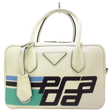 prada shoulder bag mirage leather white|Prada leather shoulder bags.